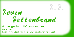 kevin hellenbrand business card